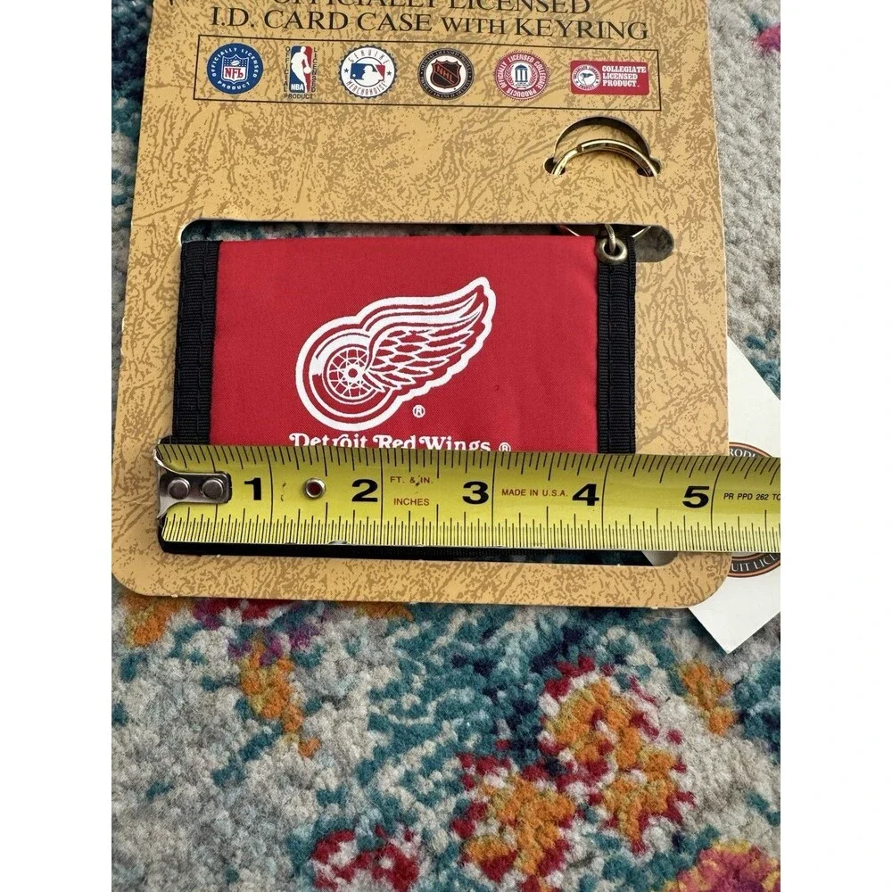 Vintage Detroit‎ Red Wings Officially Licensed I.D. Card Case NEW